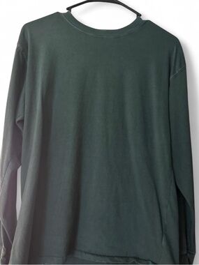 Aeropostale Women's Long-Sleeve Crewneck Shirt - Forest Green